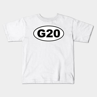 G20 Chassis Code Marathon Style Kids T-Shirt